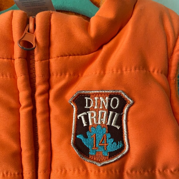 WonderKids cozy zippered dinosaur vest - 3T - Picture 2 of 7